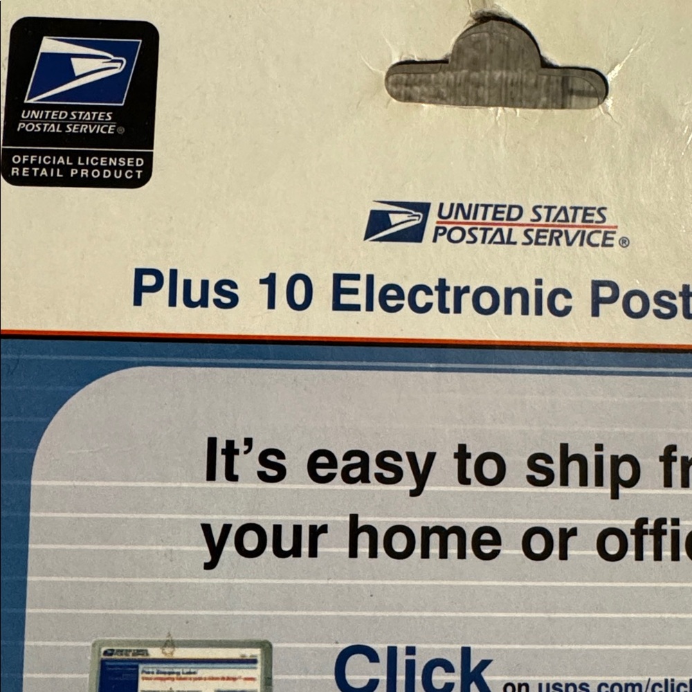 NEW IN PACKAGE- Blue USPS Postal Scale with Accessories - Picture 7 of 8